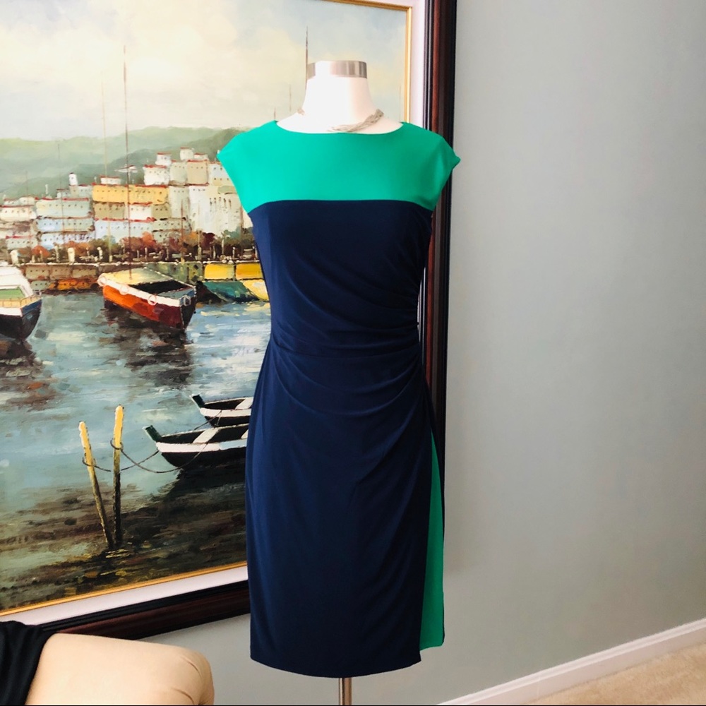 Ralph Lauren Dress
 Navy & Green